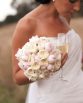 CLASSIC Bridal Bouquet "Lyndsay" consisting of David Austin roses.  Image by Luke Simon Photography.