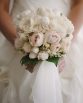 CLASSIC Bridal Bouquet "Grace" consisting of David Austin roses, andromeda and camellia leaf.  Image by Luke Simon Photography.