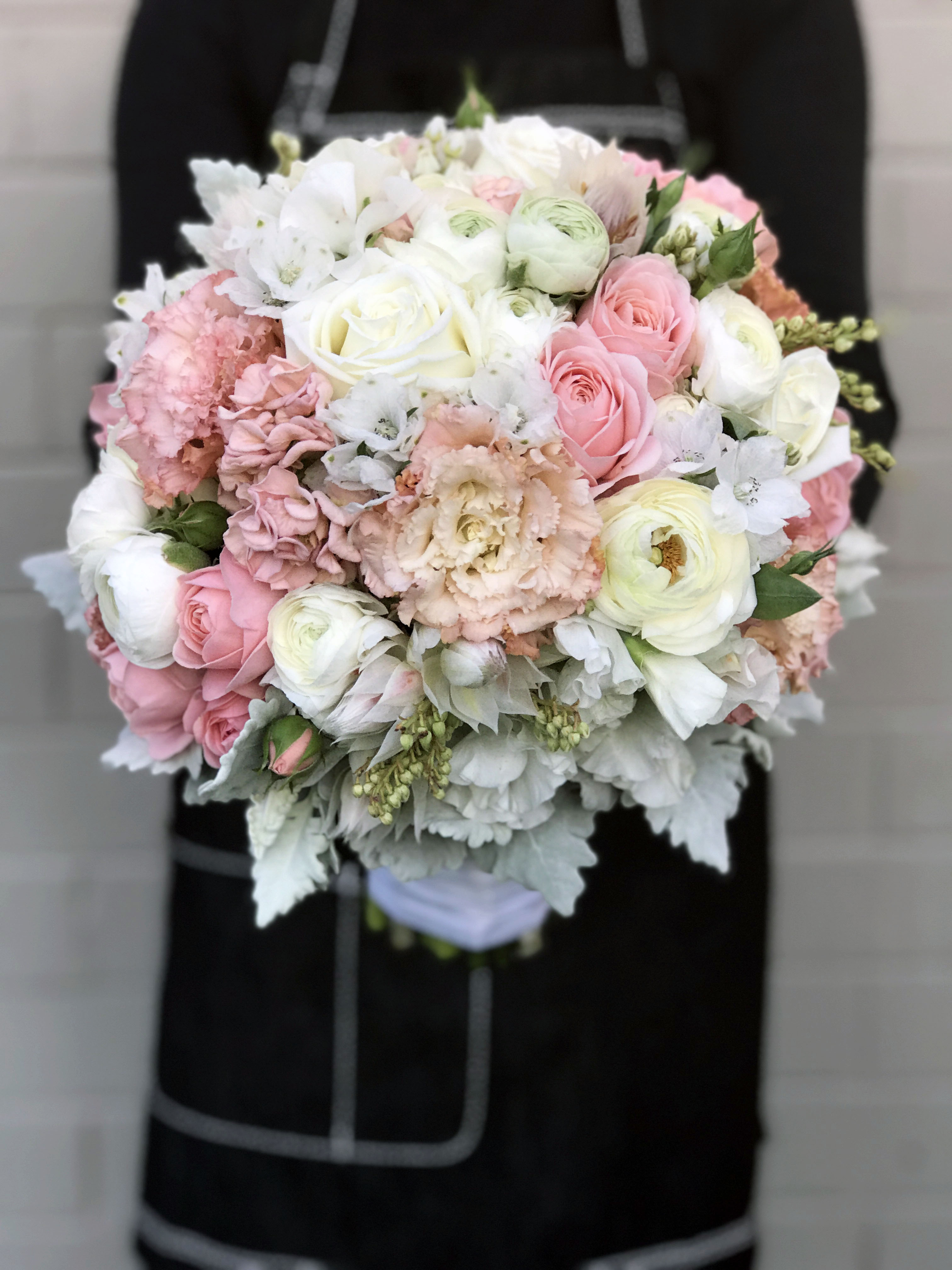 Classic Bridal Bouquet - The White Orchid Floral Design