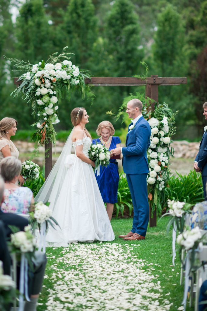 ceremony floral arch